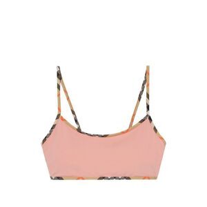 Burberry Women Bikini Top With Checked Edges